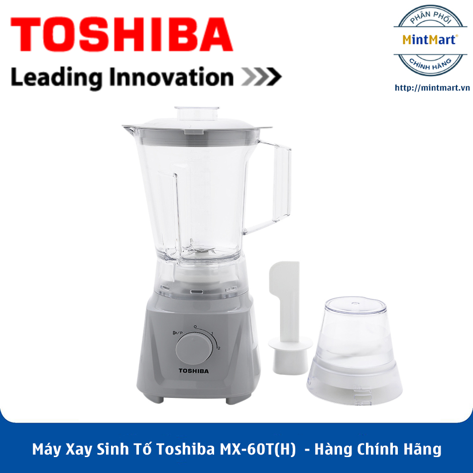 Máy xay sinh tố toshiba mx-60t - hàng chính hãng