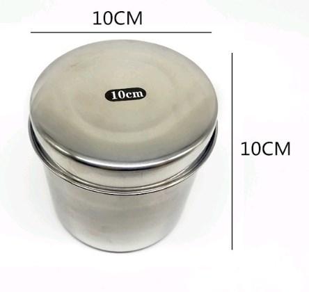 Hộp inox đựng bông gòn