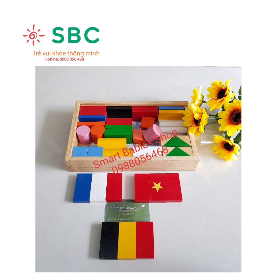 [HCM]Đồ chơi gỗ Winwintoys - Bộ cờ quốc gia