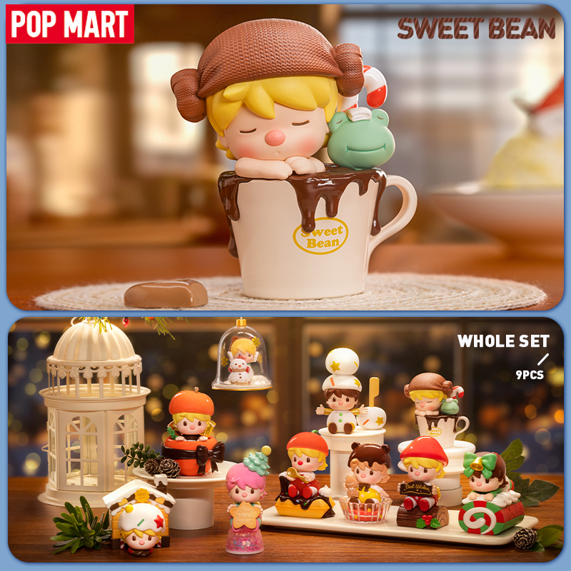 POP MART Sweet Bean Frozen Time Dessert Box Series Figures Christmas Gifts
