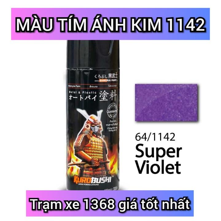 SƠN SAMURAI SƠN XỊT MÀU TÍM ÁNH KIM 1142