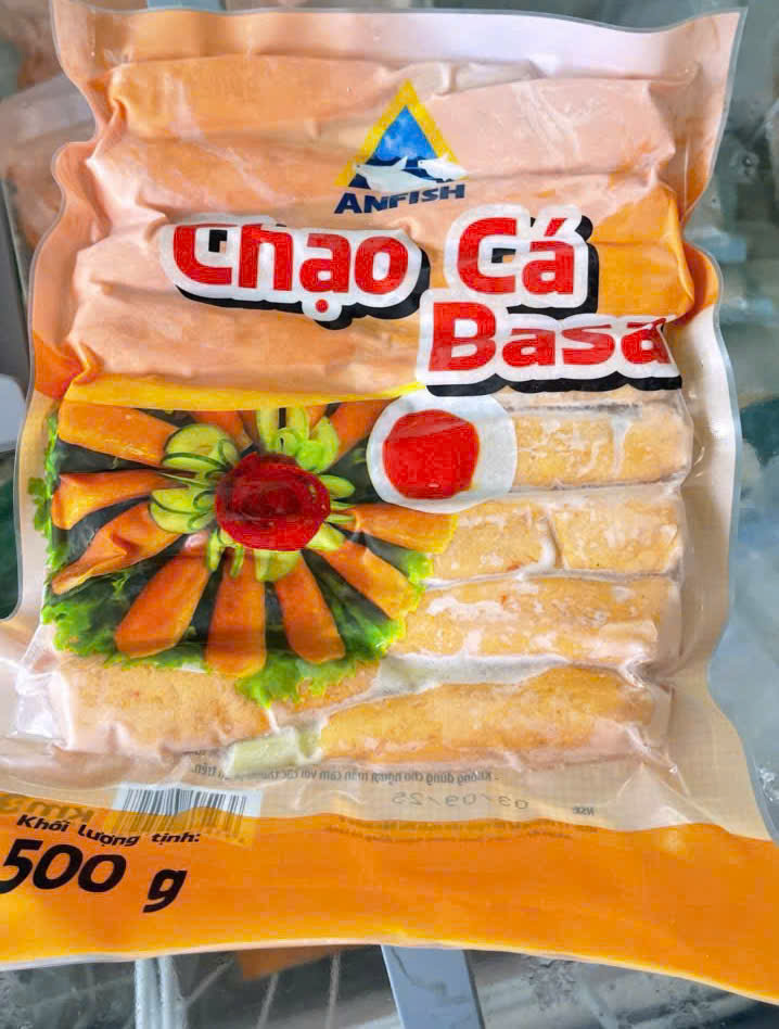 Chạo cá basa hàng công ty ANFISH túi 500gram ( giao TPHCM )