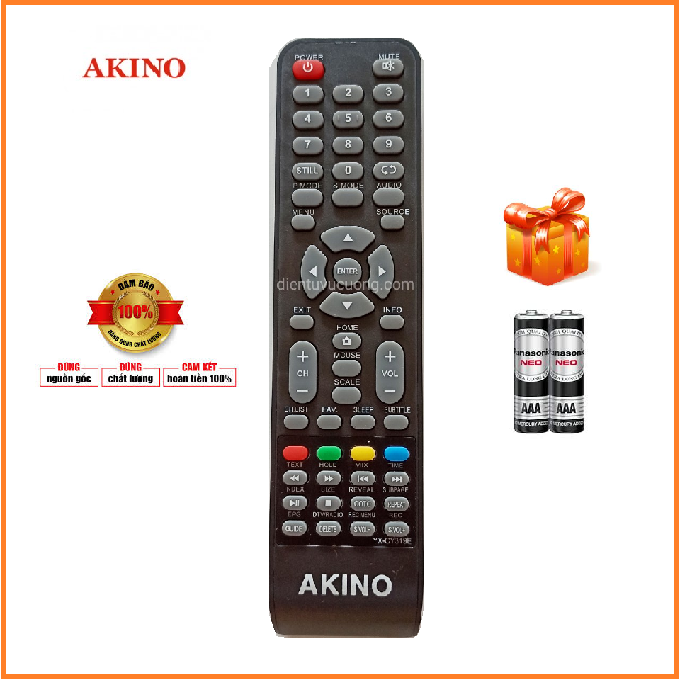 Điều Khiển SmartTV AKINO ( Mẫu 3 )