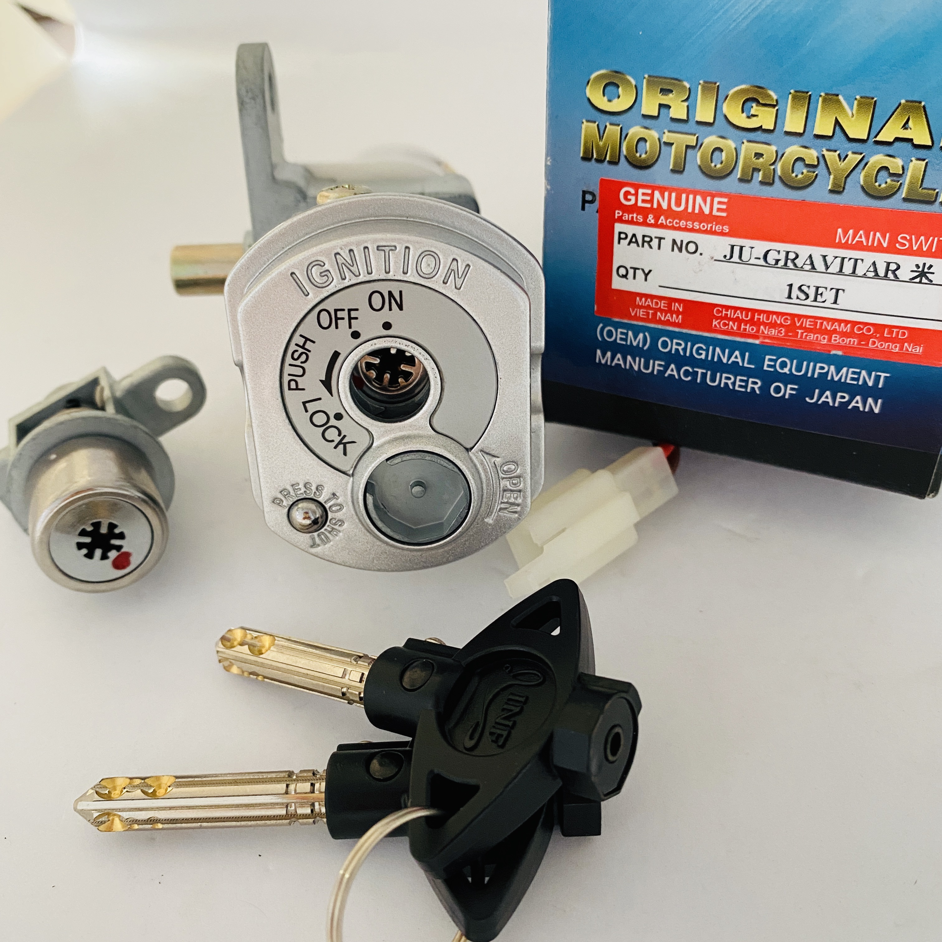 Ổ Khóa Từ 8 Cạnh Yamaha Jupiter Garvitar