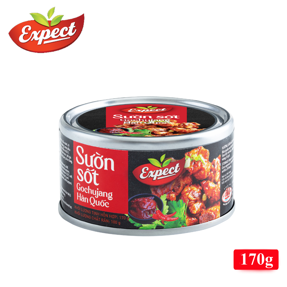 Sườn sốt gochujang hàn quốc gochujang pork ribs expect hạ long 170 gram