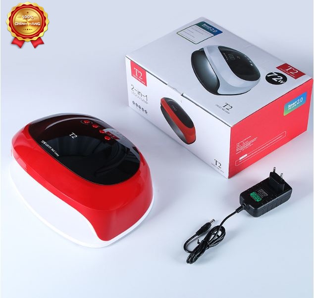 Máy hơ gel 2 tay 2 chân máy hơ t2 72w-36led