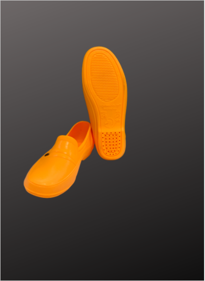 Giày nhựa đi xây, giày nhựa nam đi mưa, giày chống nướcn màu vàng