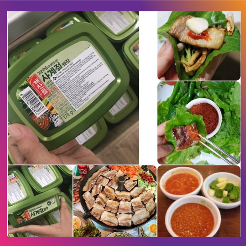 TƯƠNG TRỘN SSAMJANG ĂN LIỀN HÀN QUỐC 170/GHAECHANDLE PASTA DE SOYA SAZONADA / SAC62 / 해찬들 사계절 쌈장/ DÙNG TRONG TIỆC BBQ NGOÀI TRỜI TRONG HOẶC NGOÀI TRỜI
