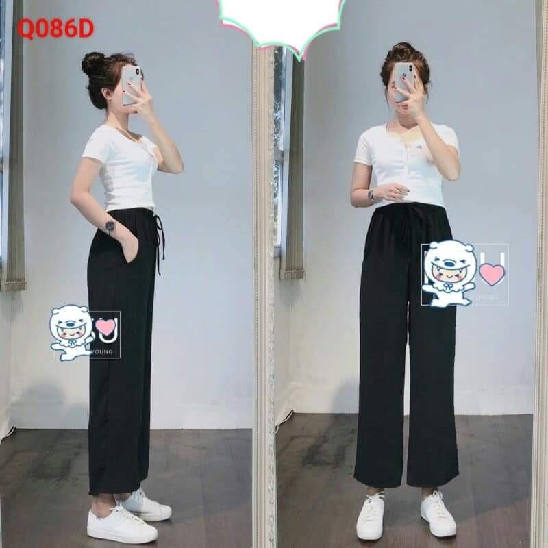 [HCM](giảm giá lấy 5 sao)QUẦN ỐNG RỘNG NỮ CHẤT ĐŨI THÁI SIÊU MÁT VẢI MỀM MỊN LOẠI 1 CỰC CHẤT