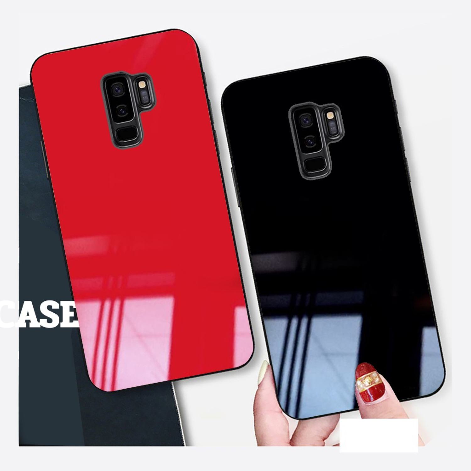 Ốp lưng samsung s9, s9 plus mặt kính gương sáng bóng cao cấp
