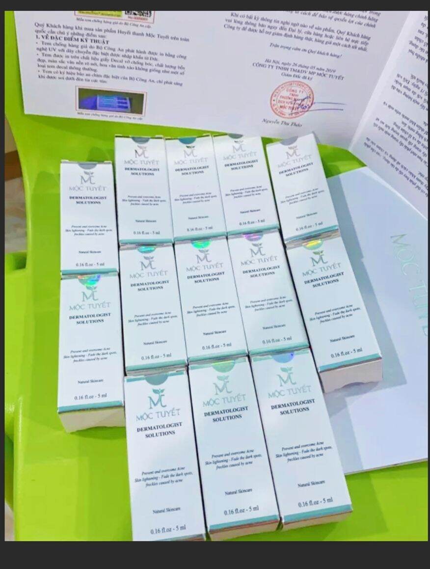 [ HOÀN TIỀN 15% ]  Sỉ serum Mộc Tuyết 5ml sản phẩm trj mụn hiệu quả 💯. an toàn cho da. k gây Sưng đỏ. sạch mụn.. kháng viêm