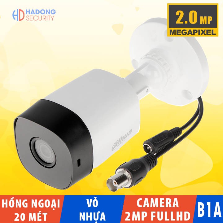 Camera giám sát 2mp dahua hac-b1a21p camera ngoài trời hồng ngoại 20 mét