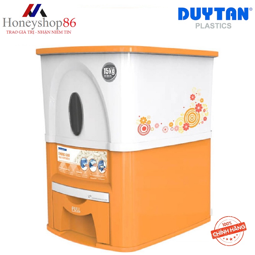 Thùng Đựng gạo thông minh Matsu Duy Tân15Kg bảo quản hương vị thơm ngon của gạo HONEYSHOP86