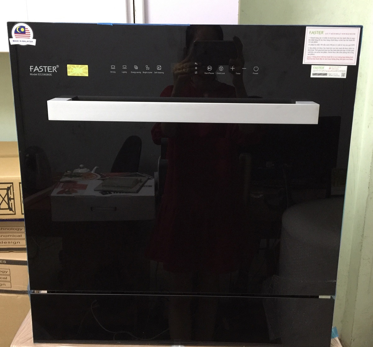 Máy rửa chén faster eco 6080e