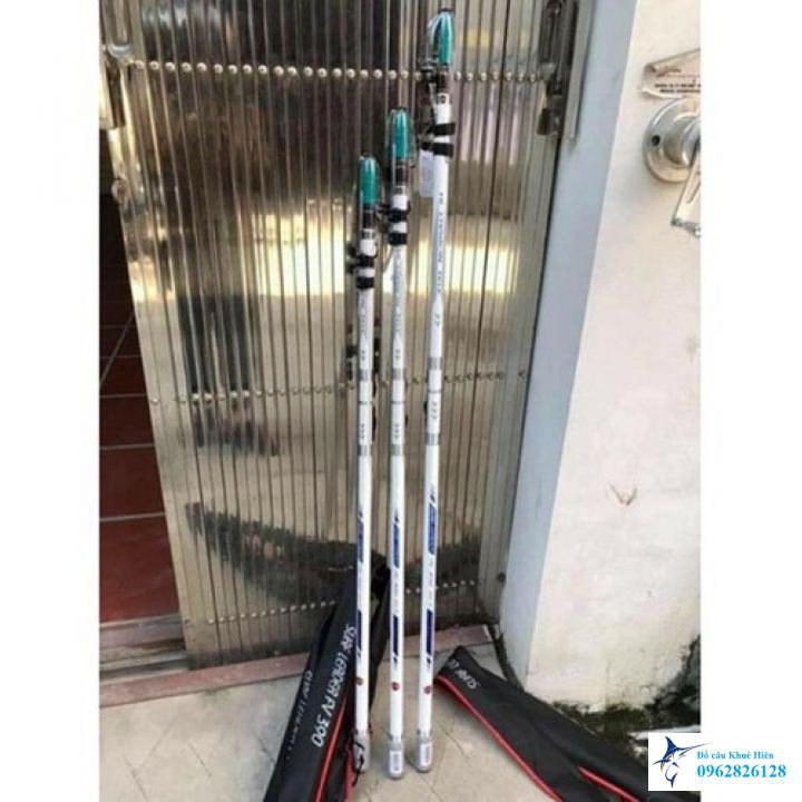 cần câu lục bạo lực Surf Leader FV đủ size 3m9 4m05 4m5 CÓ ĐỌT CHỐNG XOẮN + ĐỊNH VỊ KHOEN ( hàng tốt, giá khuyến mại ) Kích thước chính xác của sản phẩm là: 4m05 Cam kết bảo hành đổi trả trong 2 tuần đầu