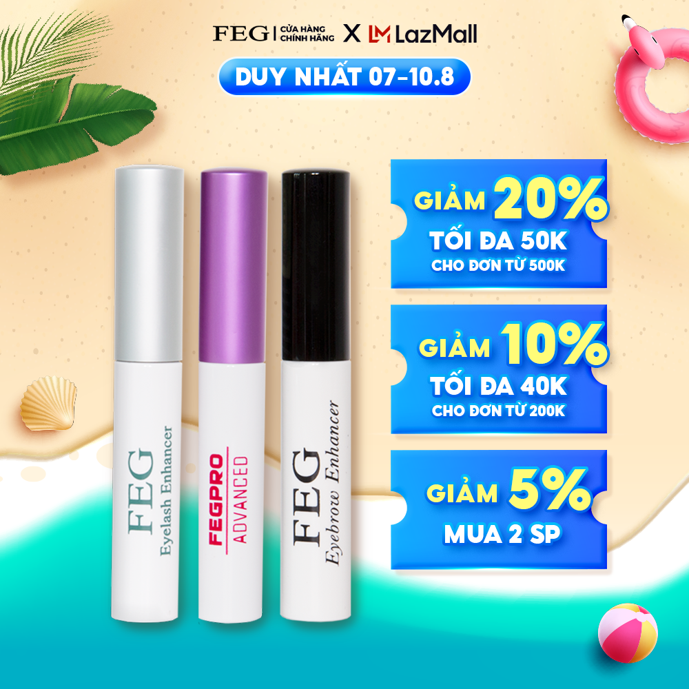 Combo 3 món: Serum Dưỡng Mi FEG Pro Advanced 3ml, Serum Dưỡng Mi FEG Eyelash Enhancer 3ml và Serum Dưỡng Mày FEG EyeBrow Enhancer