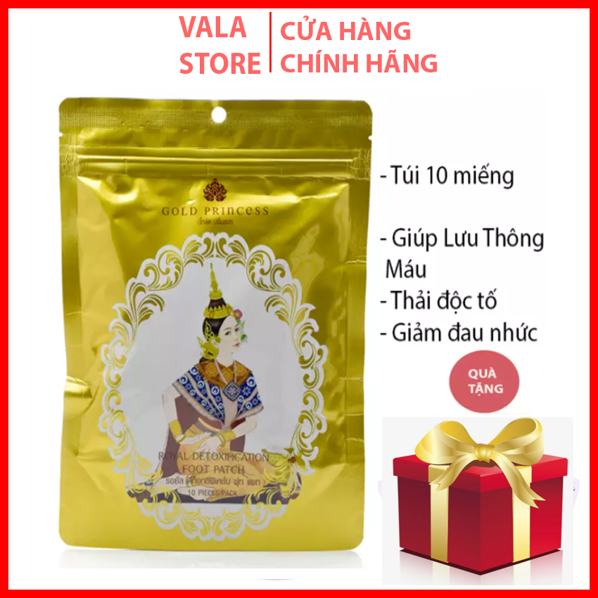 Miếng Dán Thải Độc Chân Gold Princess Royal Thái lan Hàng chuẩn thái