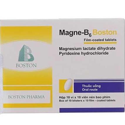 Magne- B6 Boston hỗ trợ giảm các triệu chứng căng thẳng, đau đầu, rối loạn giấc ngủ