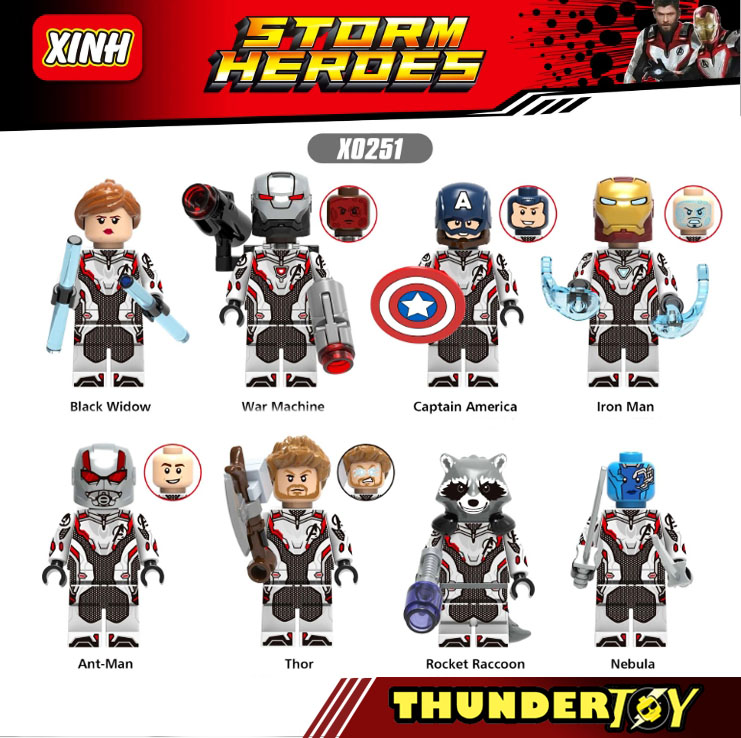 [HCM]Đồ chơi lắp ráp Mini Figure nhân vật anh hùng Marvel-End Game X0251