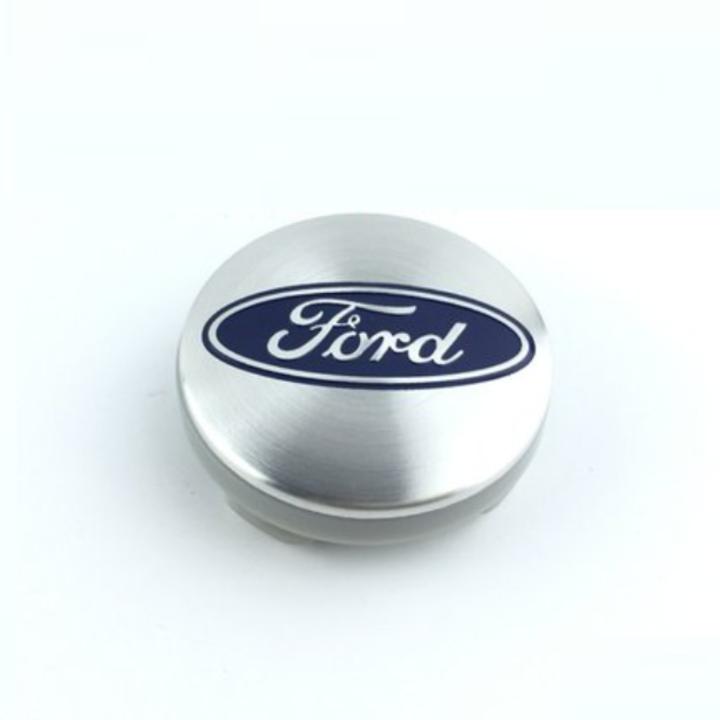 1 chiếc logo chụp mâm bánh xe ô tô, xe hơi Ford đường kính 54mm FORD54B ( Màu bạc)