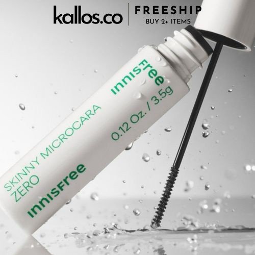 Mascara Siêu Mảnh Nhiều Mi Innisfree Skinny Microcara Zero, Super Longlashcara, Skinny Fixercara