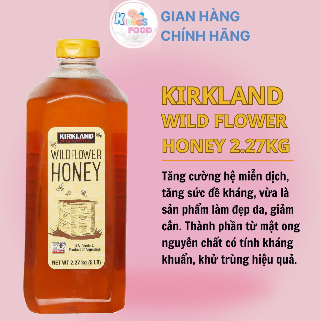 Mật Ong Kirkland Signature Honey 2.27kg - Mật Ong Mỹ