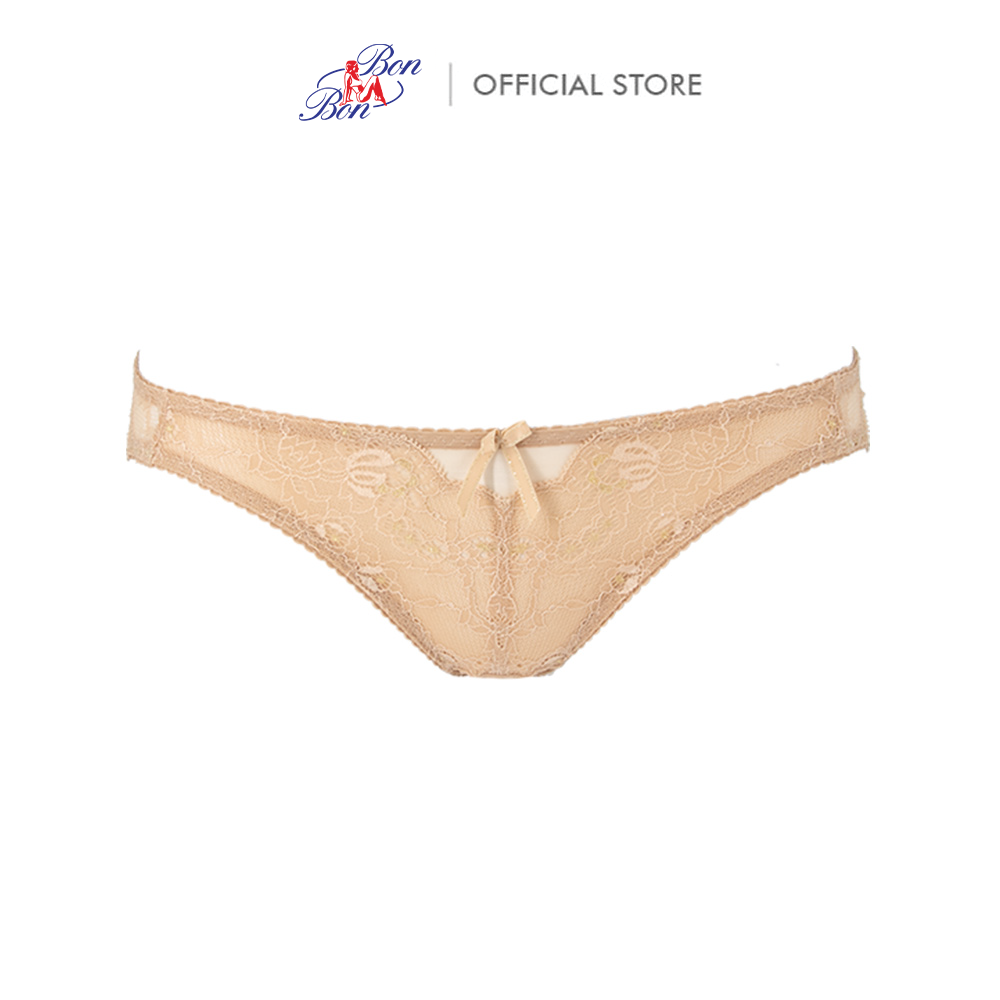 Quần lót lưng thấp, vải thun phối ren bon bon - sv3577