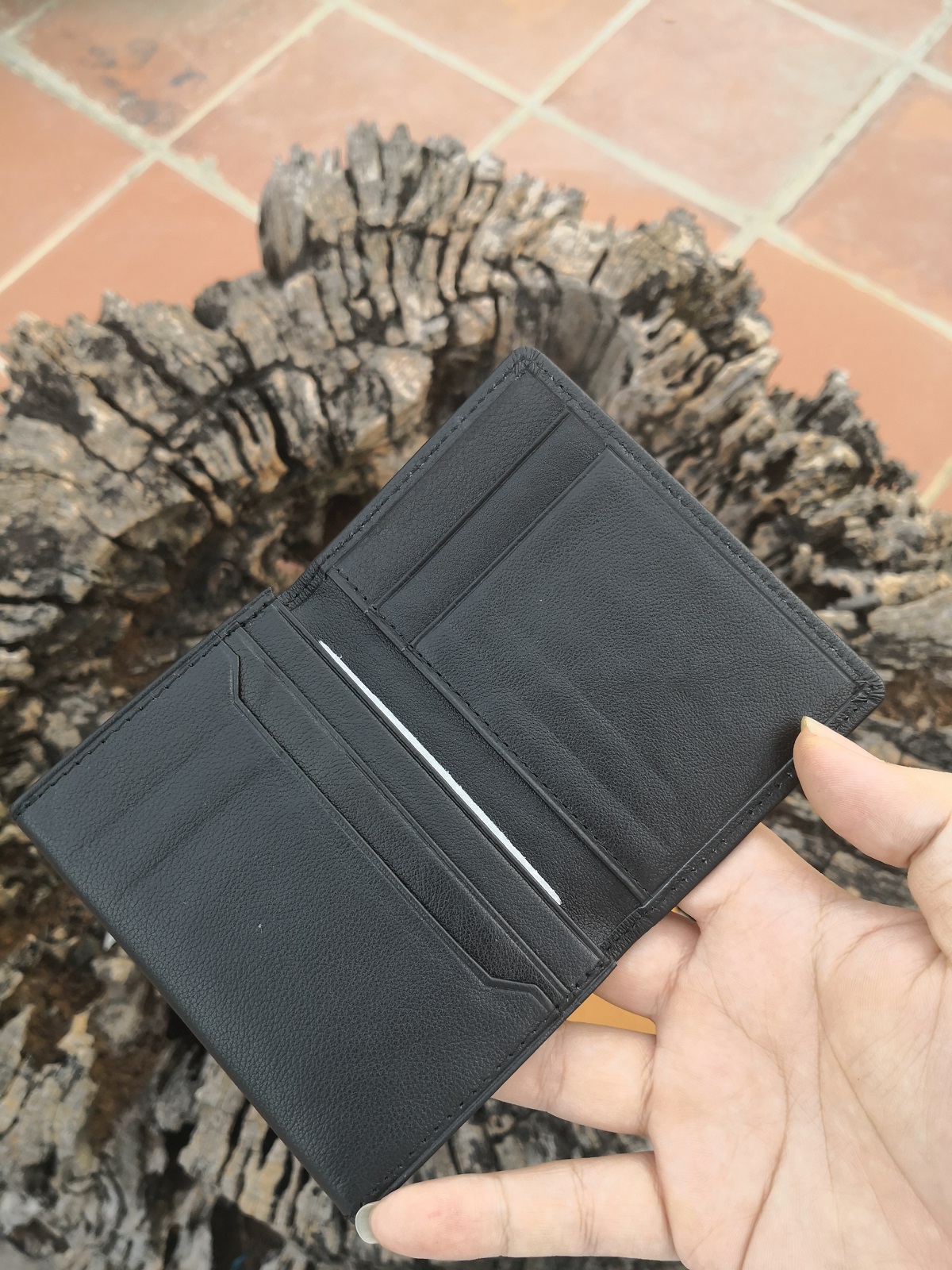 Ví mini da bò sáp,kiểu ví nhỏ gọn tối giản rất được ưa chuộng VM02 2020 thatchatstore