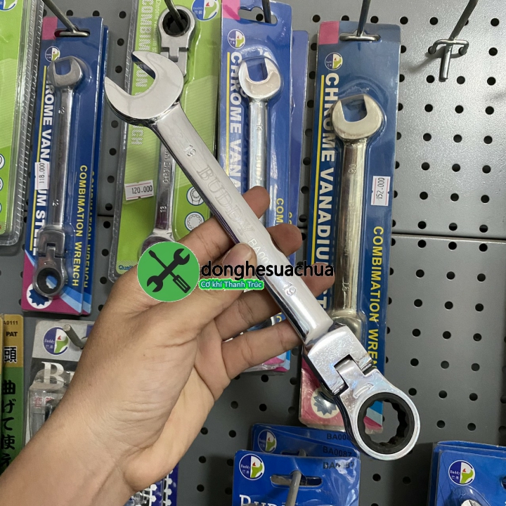 Cờ lê tự động gật gù 19mm buddy ba0075
