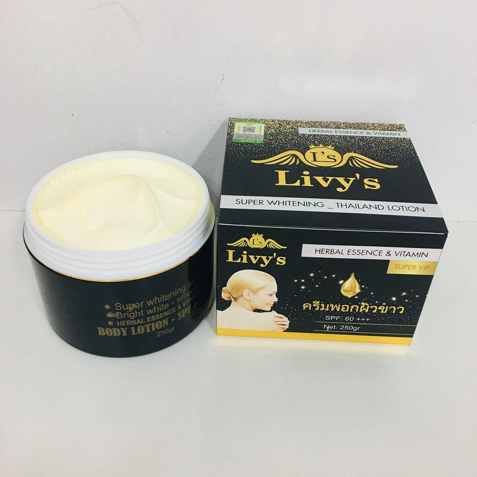 Kem body livy's thái lan spf 60+ 250g