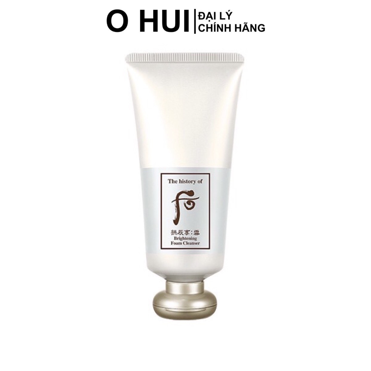 Sữa rửa mặt trắng da Whoo Brightening Cleansing Foam 180 ml làm sạch da chuyên sâu, mềm mượt da