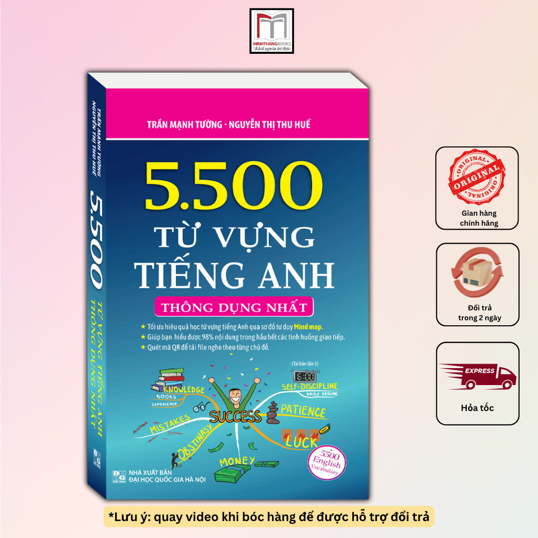 5500 từ vựng tiếng anh thông dụng nhất