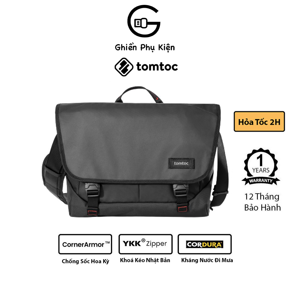 Túi Đeo Tomtoc H52 Premium Messenger Bag Commuting & Travel Dành Cho Macbook 15/16inch
