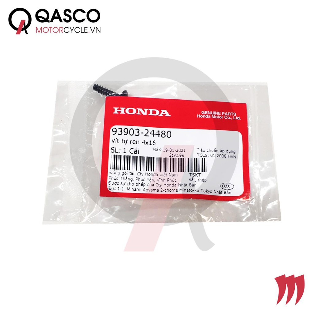 Vít tự ren honda nhiều dòng xe 4x16 qasco