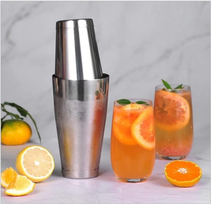 Dụng cụ boston shaker 2 đáy inox #304