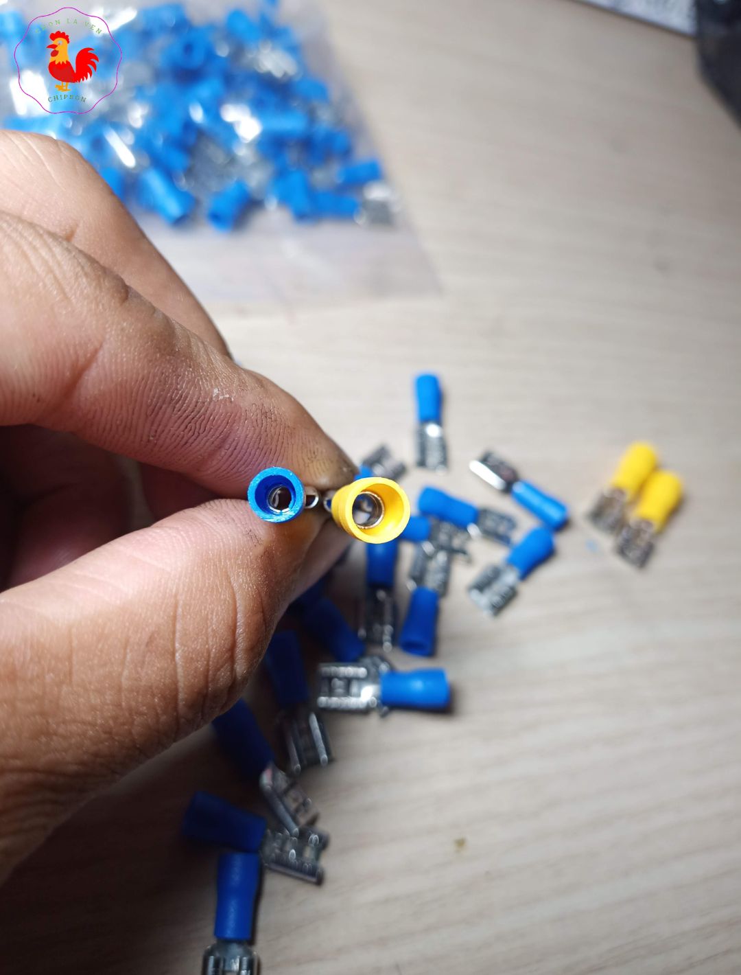 Đầu cos gài 6.3mm, đầu cos chữ T, cốt kẹp dây, cốt nối dây điện bọc nhựa