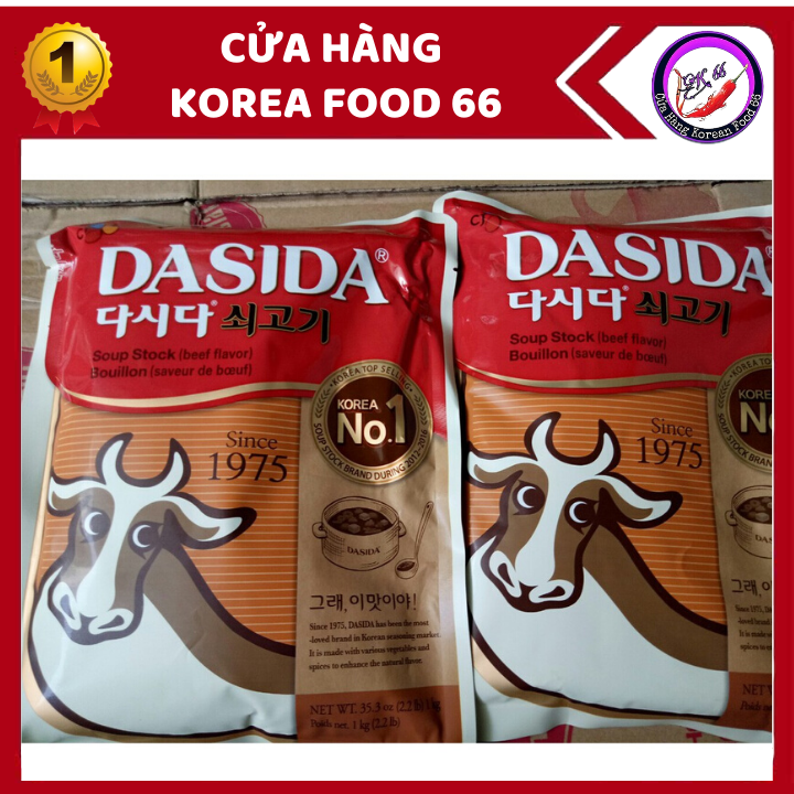 Hạt nêm bò hàn quốc nhập khẩu dasida 1kg