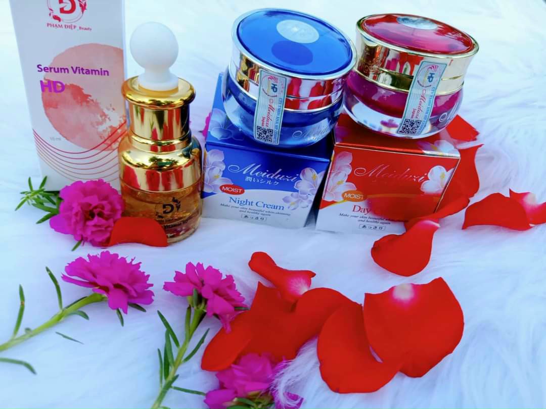 combo meduzi (đêm + ngày + serum Vitamin HD)