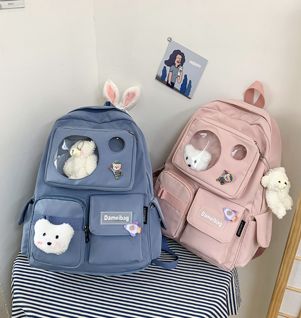 [HCM]Balo Ulzzang nam nữ Hàn Quốc học sinh cấp 2 cấp 3 đựng vừa Laptop sách vở DEMIBAG