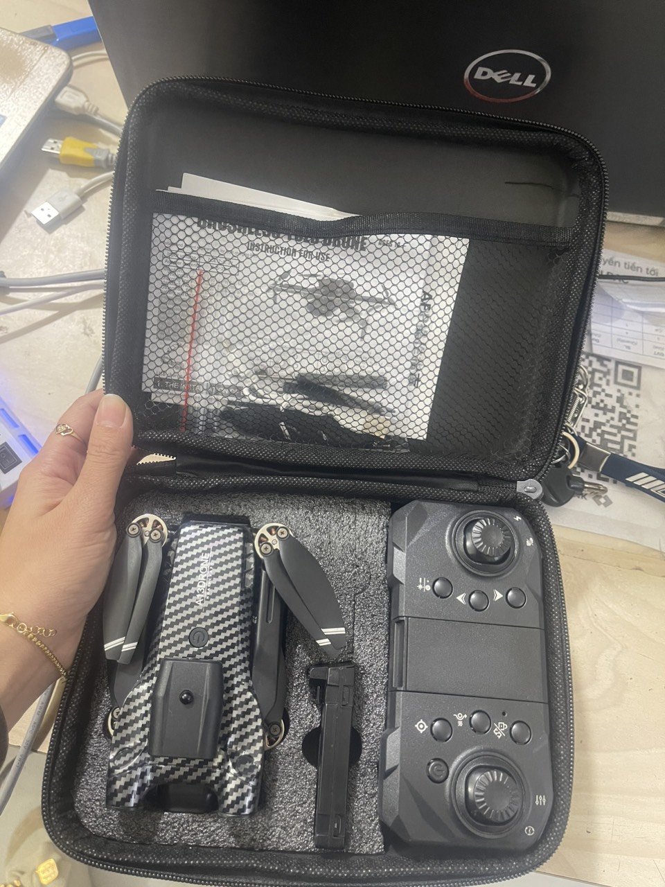 Flycam tập bay a13 - động cơ không chổi bền - cảm biến va chạm - bh1t