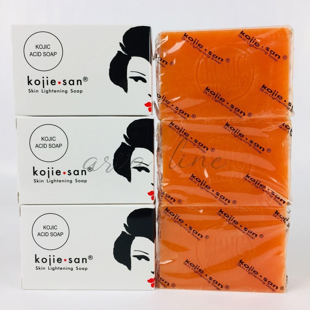 Combo xà bông trắng da, trị mụn lưng Kojie san soap