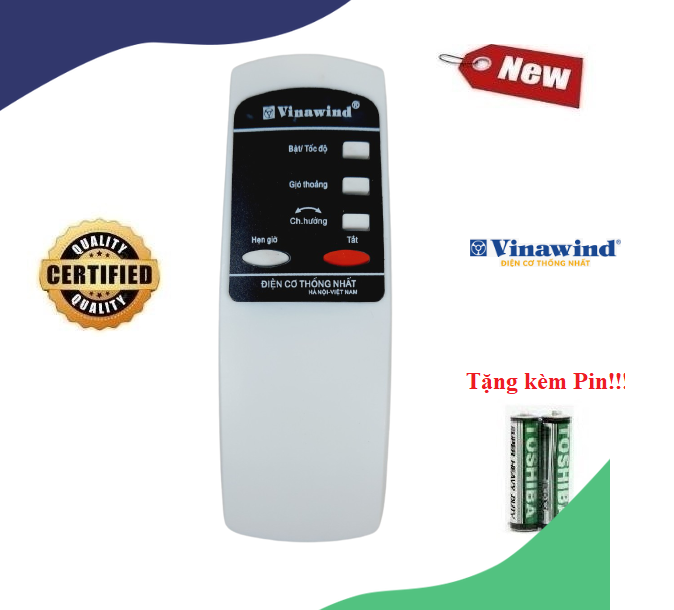 Điều khiển quạt Vinawind các dòng quạt cây treo tường QT400X QD- Hàng tốt