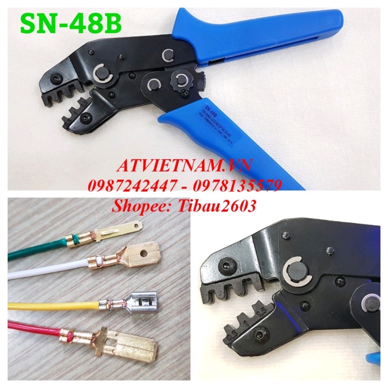 Kiềm bấm cos xe máy sn-48b