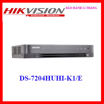 Đầu ghi hình hybrid tvi-ip 4 kênh turbo 4.0 hikvision ds-7204huhi-k1/e
