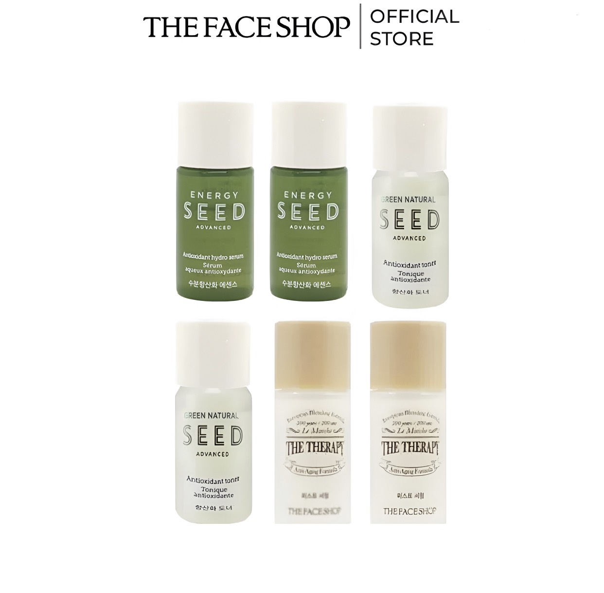 Sample the face shop , toner , tinh chất dưỡng
