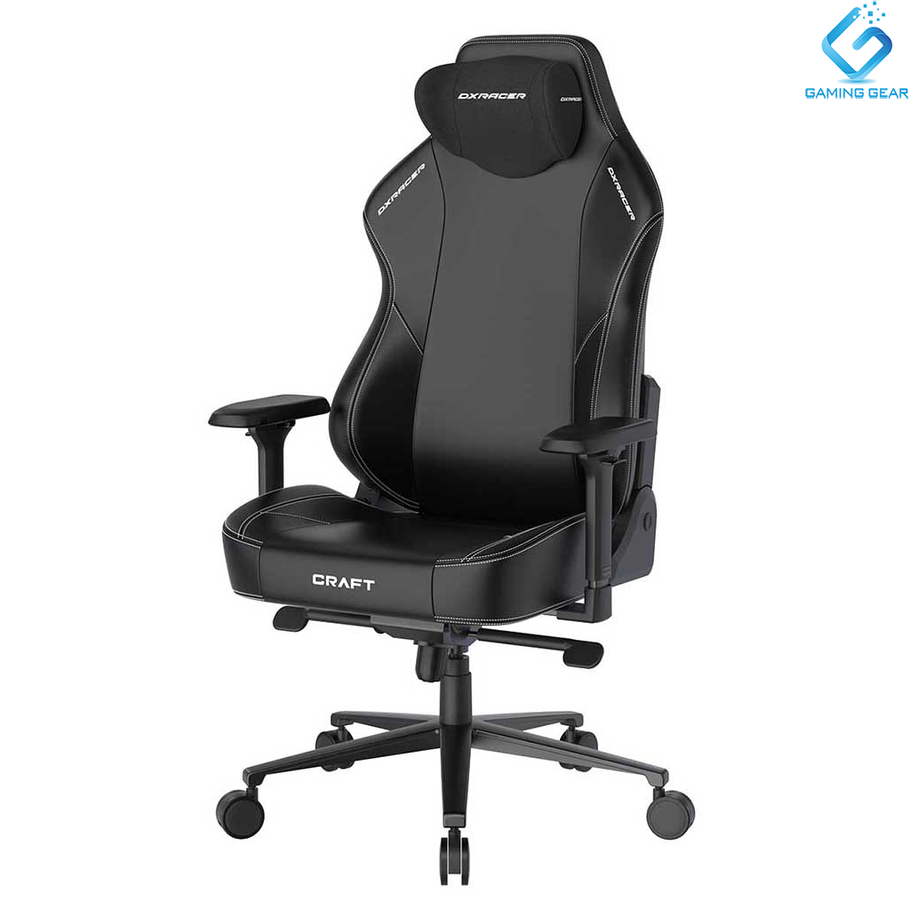 Ghế gaming cao cấp dxracer craft-f-neo leatherette-black-regular/l - phiên bản màu đen - tay ghế 4d
