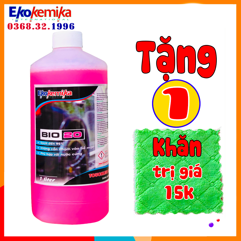 Nước rửa xe không chạm bio 20 - 1L