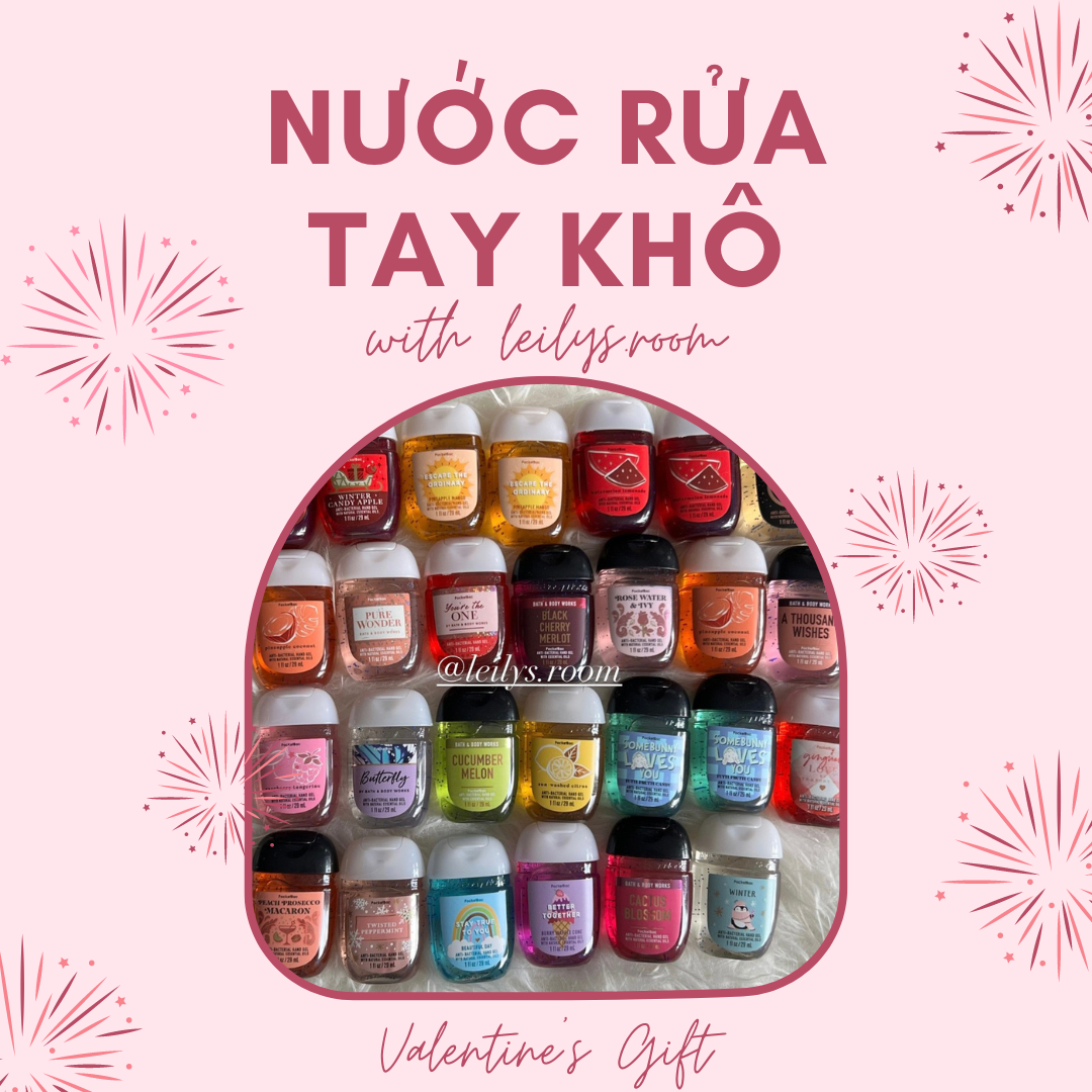 CHUẨN AUTH NHIỀU MÙI Gel Nước rửa tay khô BATH AND BODY WORKS 29ml hương