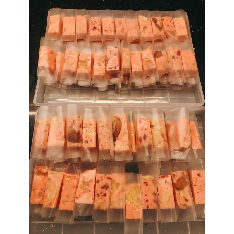 SET NGUYÊN LIỆU LÀM KẸO NOUGAT-KẸO HẠNH PHÚC Tặng kèm tờ công thức siêu chuẩn