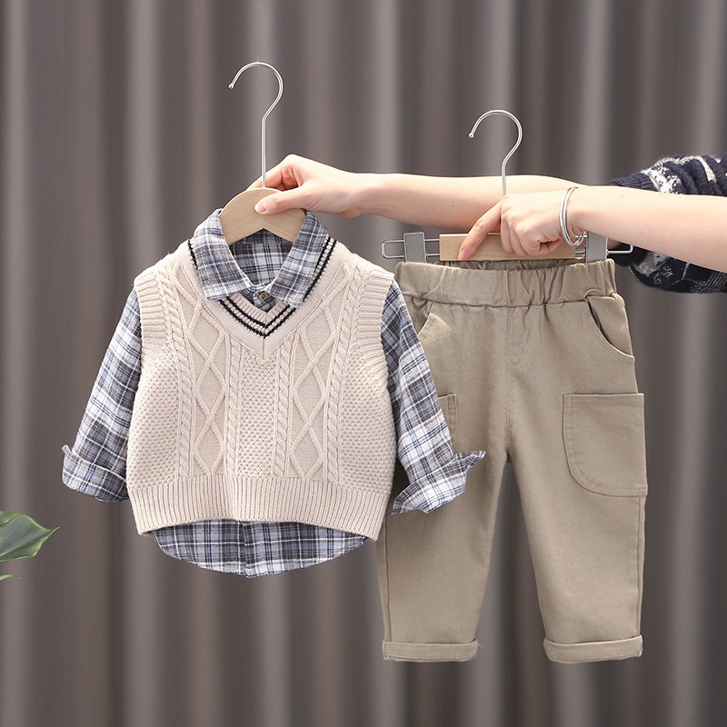 Set ghi lê len 3 món cho bé trai siêu đẹp